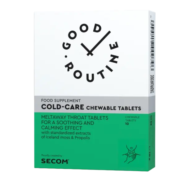 Good Routine Cold-Care, Secom | 10 tablete masticabile