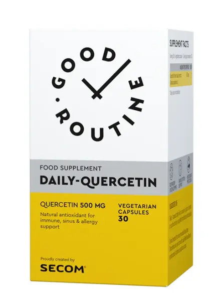Good Routine Daily-Quercetin 500mg, 30 capsule vegetale, Secom