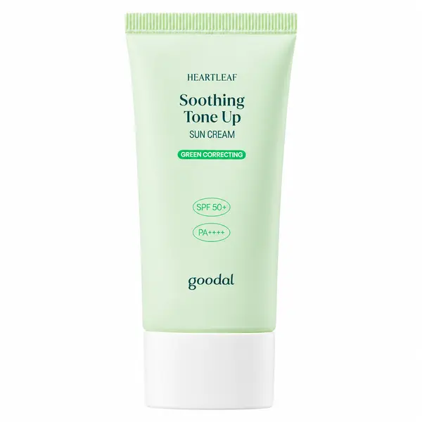 GOODAL – Heartleaf Soothing Tone Up Sun Cream Green Correcting SPF50+ PA++++, 50ml