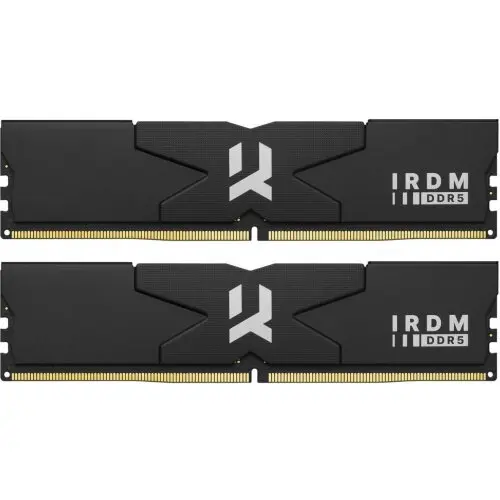 GOODRAM Kit Memorie Goodram IRDM Black Intel XMP 3.0/AMD EXPO, 32GB, DDR5-6400MHz, CL32, Dual Channel