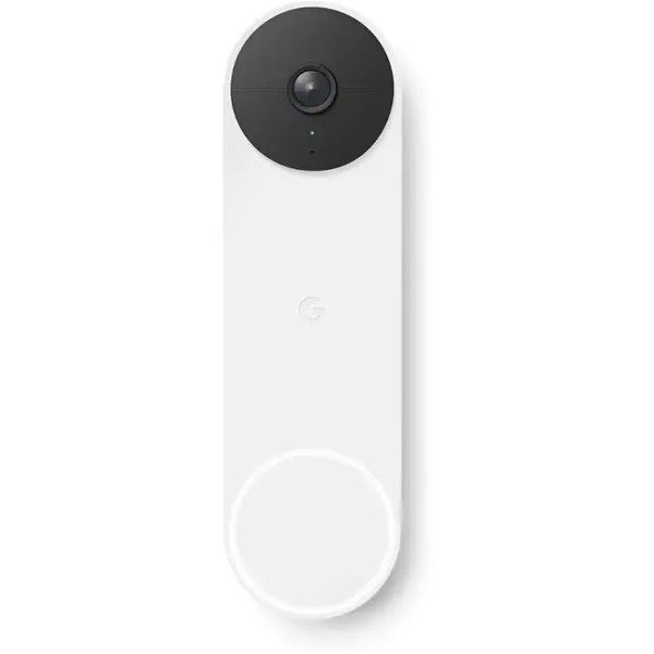 Google Sonerie video cu fir Google Nest 2K (cu fir, a 3-a generatie) - Snow, Alb