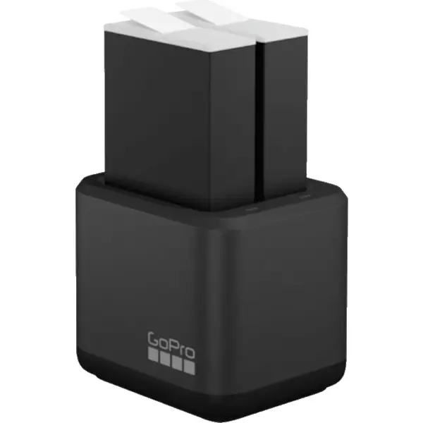 GoPro Incarcator dublu GoPro + 2 acumulatori Enduro, ADDBD-211-VE, Negru