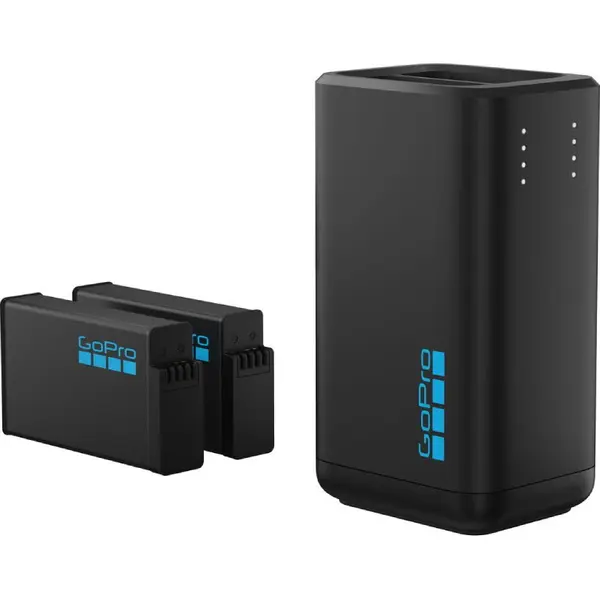 GoPro Incarcator dublu GoPro MAX 2 (2 x Enduro), Negru