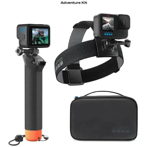 GoPro Kit accesorii GoPro AdventureHandler, Head Strap, Clip mount, Case, grip flotant, curea cap, carcasa transport