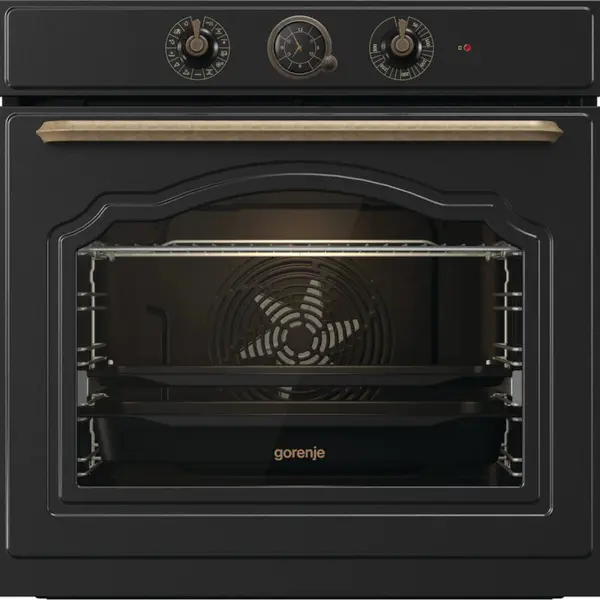 Gorenje Cuptor incorporabil Gorenje BOS67372CLB, 77 L, 12 functii, Negru