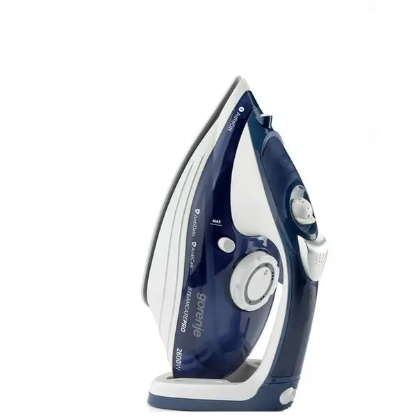 Gorenje Fier de Calcat GORENJE SIH2600BLC, 2600W, 95g/min, 350ml, Talpa Ceramica, Albastru-Alb