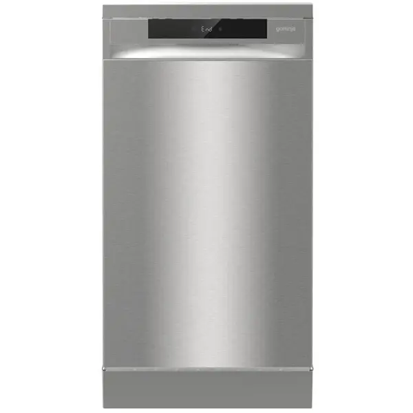 Gorenje Masina de spalat vase GORENJE GS541D10X, 9 seturi, 5 programe, Latime 44.8 cm, Clasa D, Argintiu