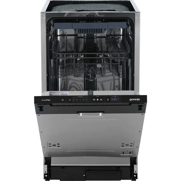 Gorenje Masina de splata vase incorporabila Gorenje GV563E11, 10 seturi, 5 programe, clasa E, Otel inoxidabil