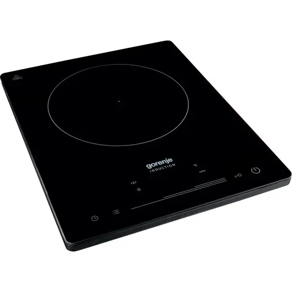 Gorenje Plita desktop cu inductie Gorenje ICY2000SP, functie PowerBoost, ecran tactil, Negru
