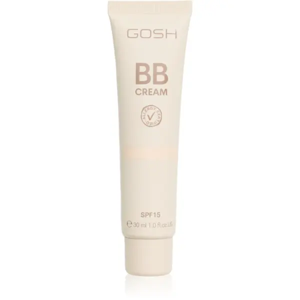 GOSH COPENHAGEN BB crema hidratanta BB SPF 15 culoare 001 Sand 30 ml