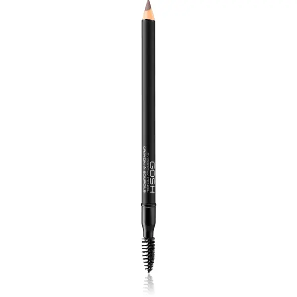GOSH COPENHAGEN Eyebrow creion pentru sprancene cu pensula culoare 005 Dark Brown 1.2 g