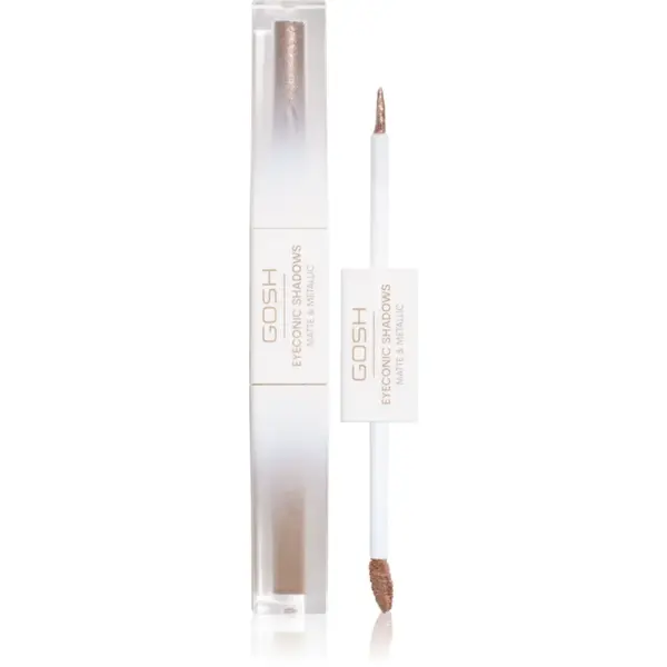 GOSH COPENHAGEN Eyeconic Shadows lichid fard ochi 2 in 1 culoare 002 Sassy 1.5 ml