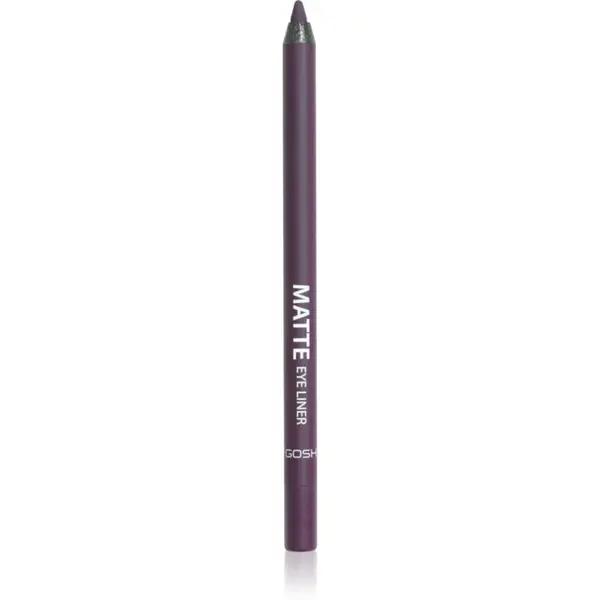 GOSH COPENHAGEN Matte Eye Liner eyeliner khol cu efect matifiant culoare 019 Dusty Violet 1.2 g