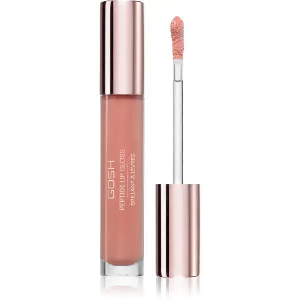 GOSH COPENHAGEN Peptide Lip Gloss lip gloss cu peptide culoare 008 Nougat 7 ml