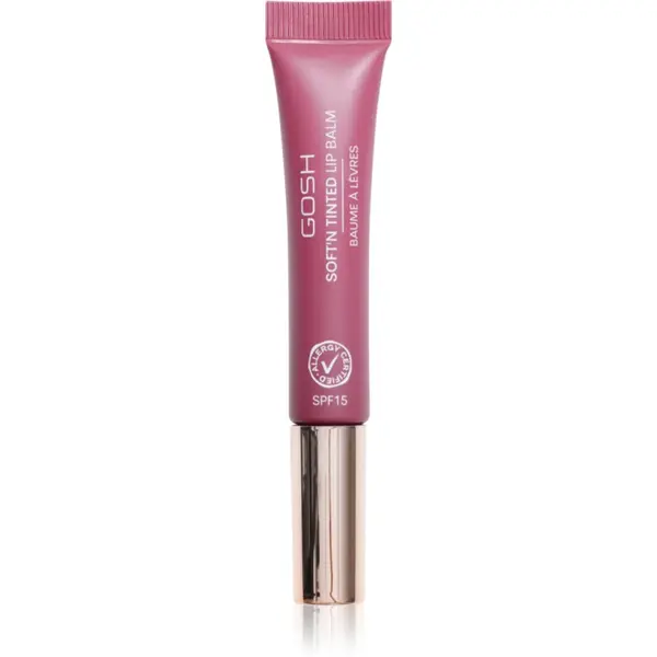GOSH COPENHAGEN Soft`n Tinted balsam de buze tonifiant SPF 15 culoare Berry 8 ml