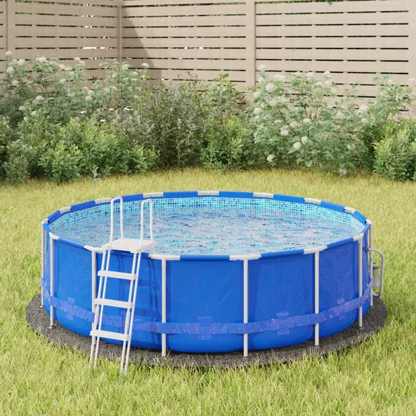 Gossi acoperire geotextil piscina, gri deschis, Ø244 cm, poliester