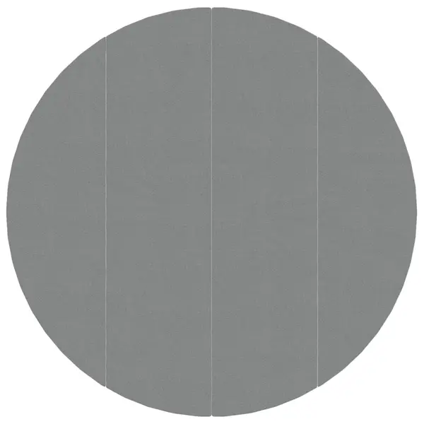 Gossi acoperire geotextil piscina, gri deschis, Ø428 cm, poliester