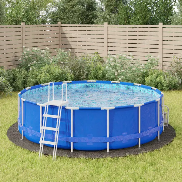Gossi acoperire geotextil piscina, gri deschis, Ø428 cm, poliester