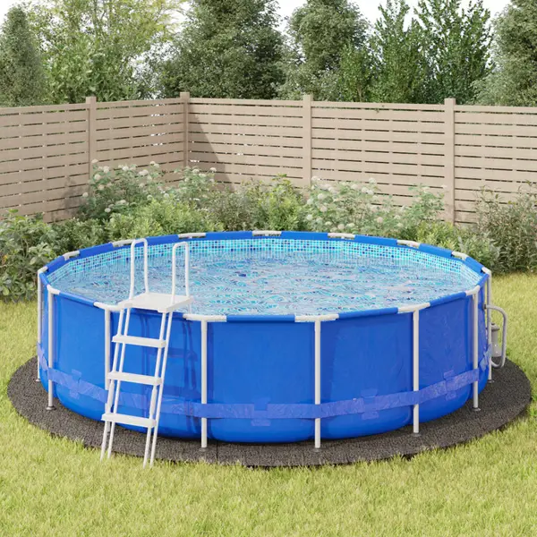 Gossi acoperire geotextil piscina, gri deschis, Ø550 cm, poliester