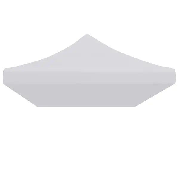 Gossi acoperis cort de petrecere, alb, 3 x 6 m