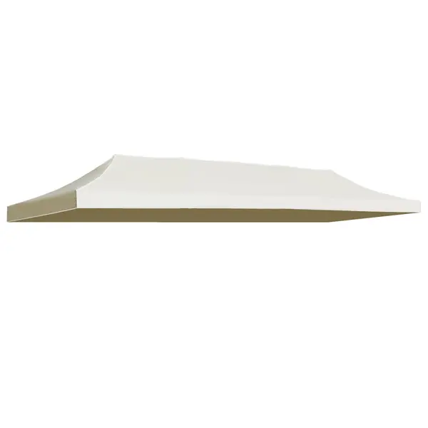 Gossi acoperis cort de petrecere, crem, 3 x 6 m