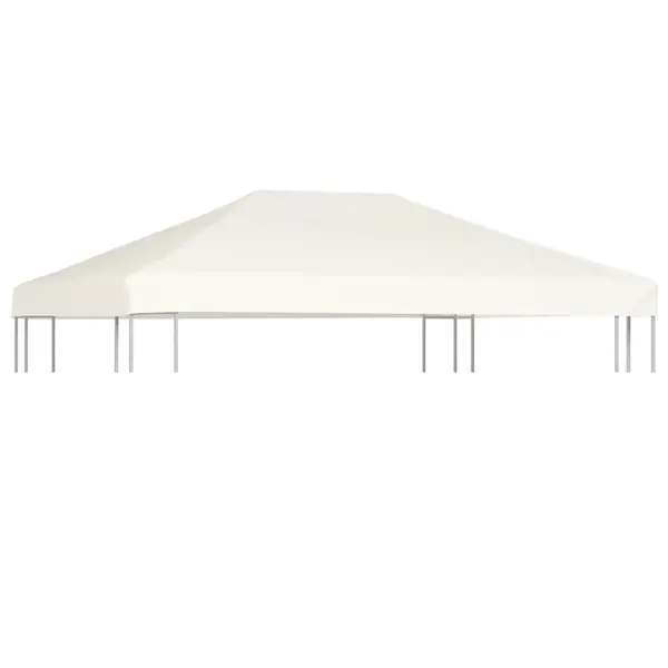 Gossi acoperis de pavilion, 310 g/m2, alb crem, 4 x 3 m