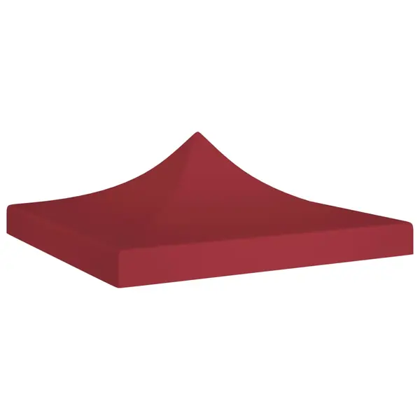 Gossi acoperis pentru cort de petrecere, visiniu, 3x3 m, 270 g/m2