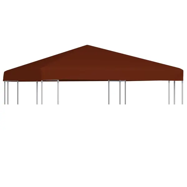 Gossi acoperis pentru pavilion, 3 x 3 m, caramiziu, 310 g/m2