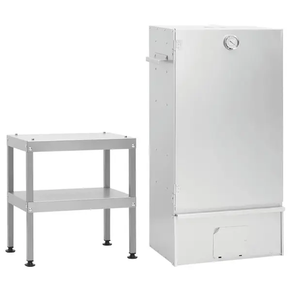 Gossi afumatoare gratar cu masa, otel galvanizat