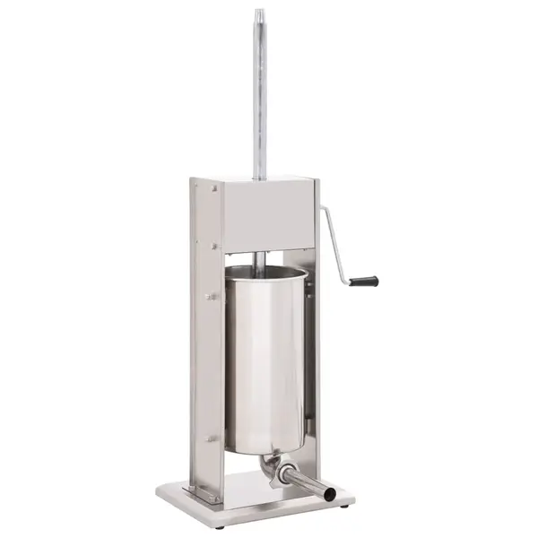 Gossi aparat de umplut carnati manual, argintiu, 15l, otel inoxidabil