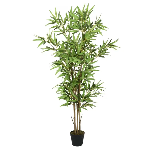 Gossi arbore din bambus artificial 828 de frunze 150 cm verde