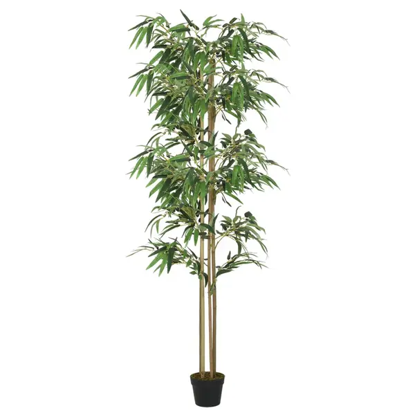Gossi arbore din bambus artificial 988 de frunze 150 cm verde