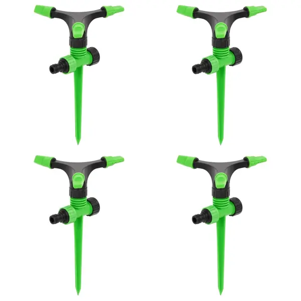 Gossi aspersoare rotative 4 buc. verde si negru 16x13,5x25,5cm abs&pp