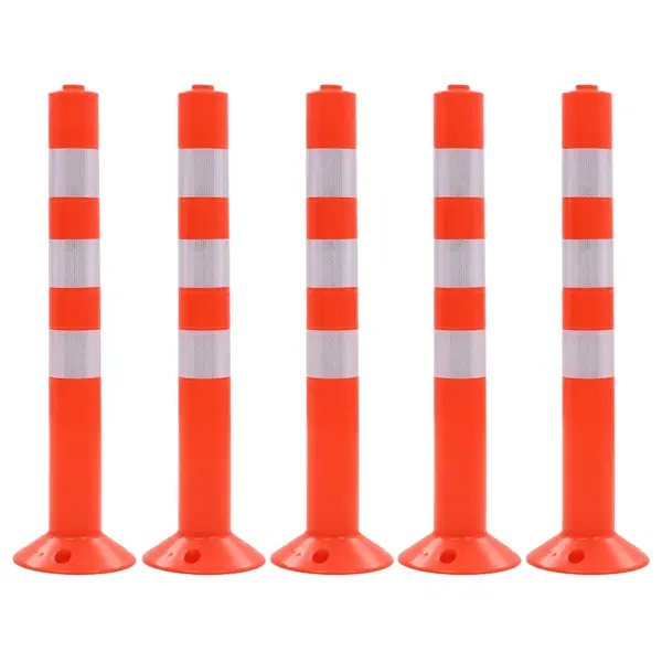 Gossi baliza control trafic, 5 buc., plastic, 75 cm