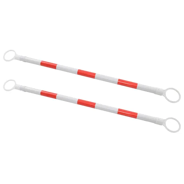 Gossi baliza rutiera retractabila, 2 buc., 116-197 cm, plastic