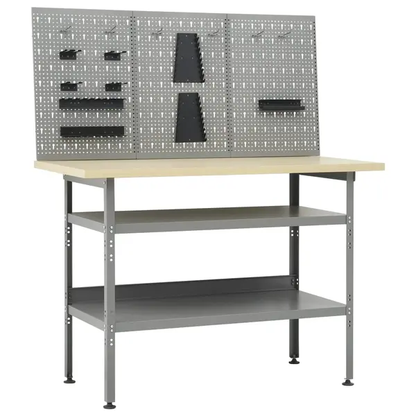 Gossi banc de lucru cu trei panouri de perete