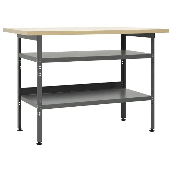 Gossi banc de lucru, gri, 120 x 60 x 85 cm, otel
