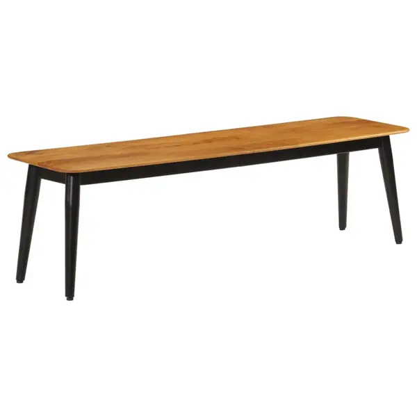 Gossi banca, 160x40x45 cm, lemn masiv de mango si fier