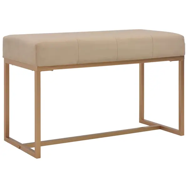 Gossi banca, bej, 80 cm, catifea