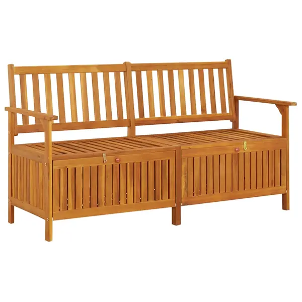 Gossi banca de depozitare, 148 cm, lemn masiv de acacia