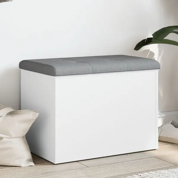 Gossi banca de depozitare, alb , 62x42x45 cm, lemn prelucrat
