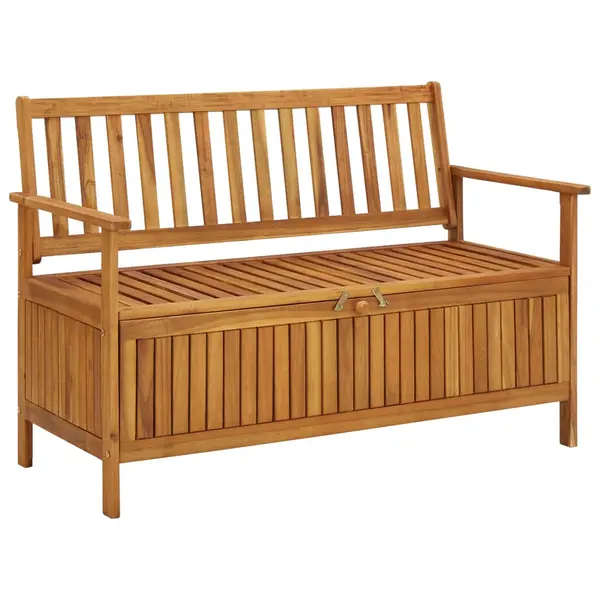 Gossi banca de depozitare gradina, 120 cm, lemn masiv de acacia