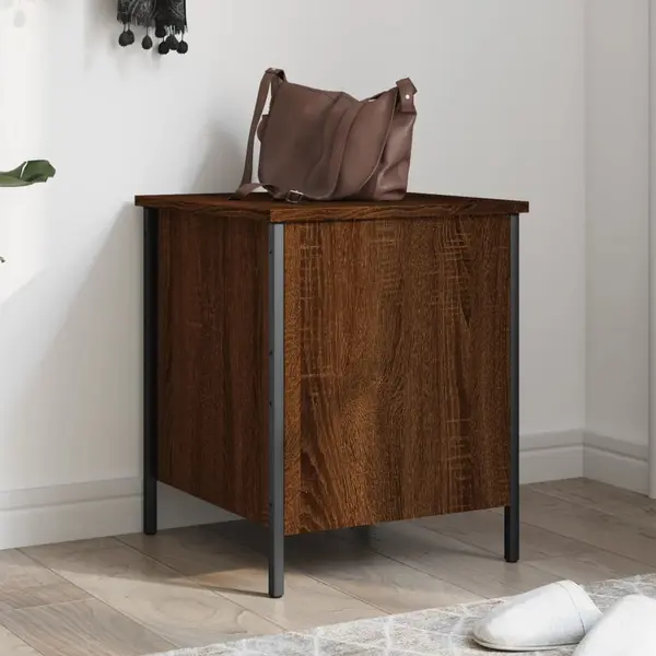 Gossi banca de depozitare, stejar maro, 40x42,5x50 cm, lemn prelucrat