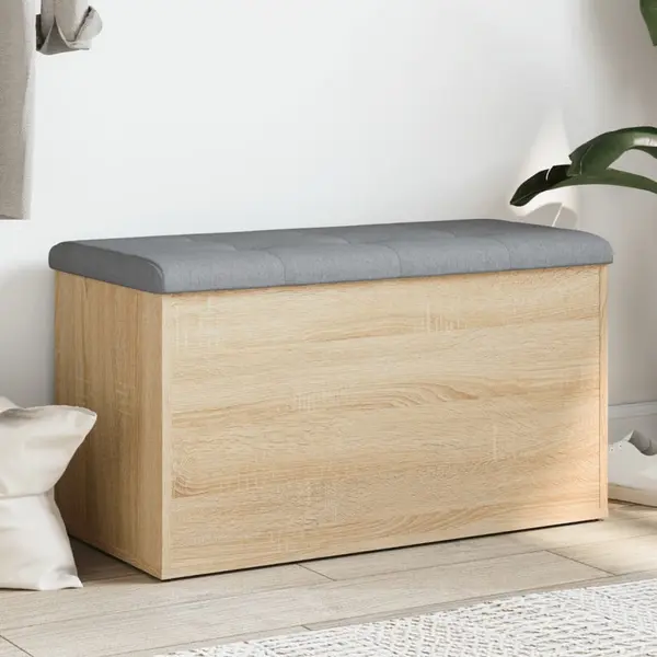 Gossi banca de depozitare, stejar sonoma, 82x42x45 cm, lemn prelucrat