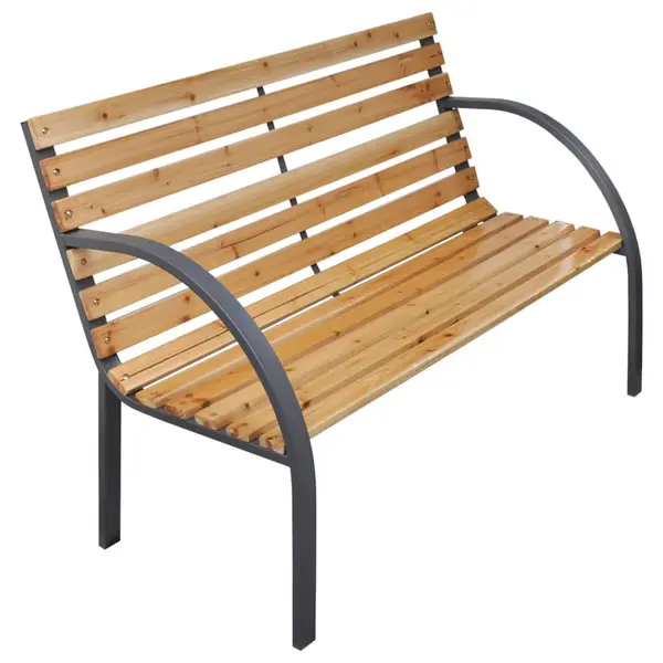 Gossi banca de gradina, 112 cm, lemn masiv de brad