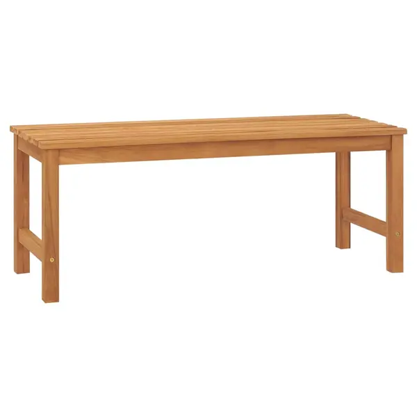 Gossi banca de gradina, 114 cm, lemn masiv de tec