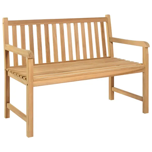Gossi banca de gradina, 114 cm, lemn masiv de tec