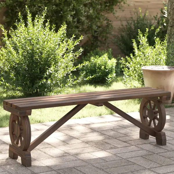 Gossi banca de gradina, 115 cm, lemn masiv de brad