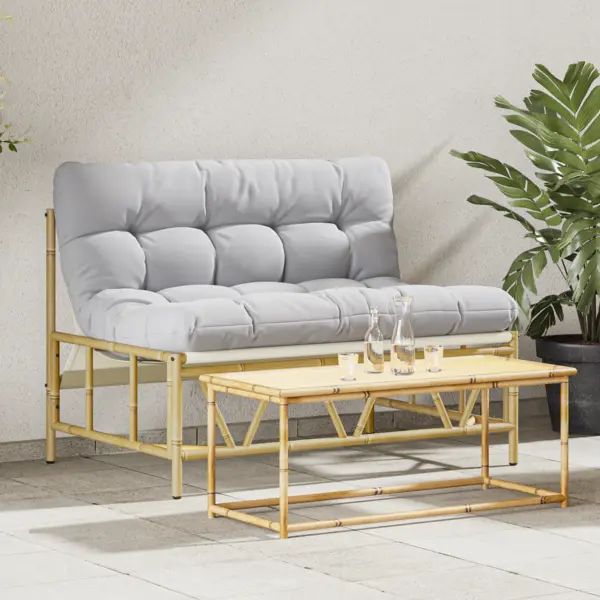 Gossi banca de gradina cu perna 110x80x71 cm otel
