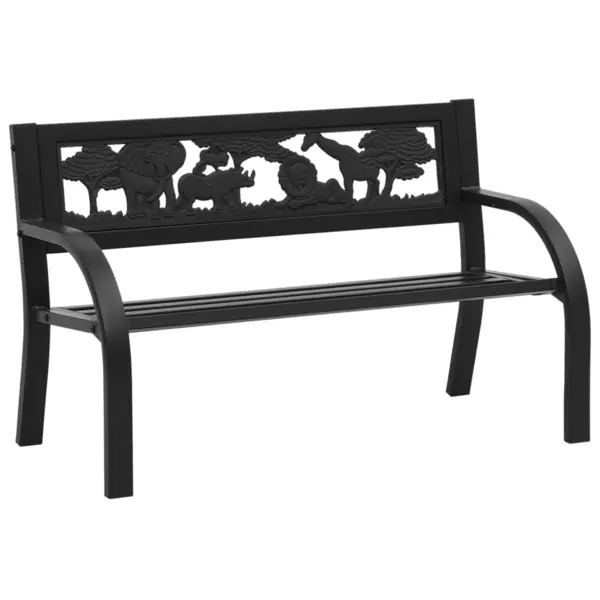 Gossi banca de gradina pentru copii, 86 cm, oţel